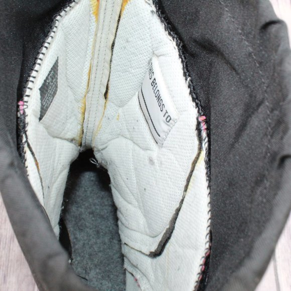 LL Bean Girl's Black Pink Pull On Northwoods Insulated Winter Boots Size 7 - Picture 7 of 11